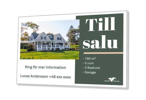 Halva priset på anpassningsbara skyltar