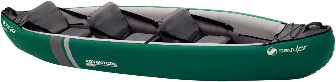 50% Sevylor Adventure Plus Inflatable Kayak, Green/Gray