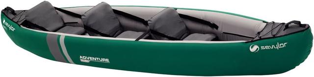 50% Sevylor Adventure Plus Inflatable Kayak, Green/Gray