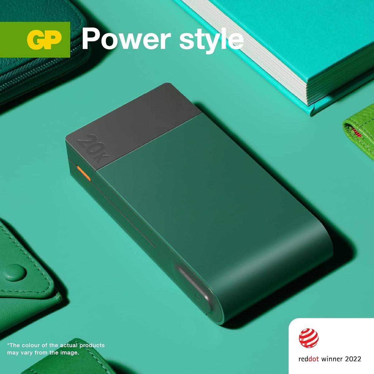 Kompakt Powerbank 20 000mAh med USB-C