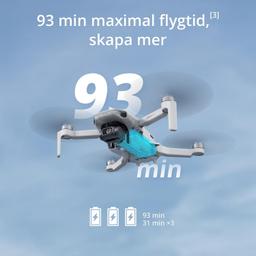 DJI Mini 4K Combo Drönare med 3 Batterier