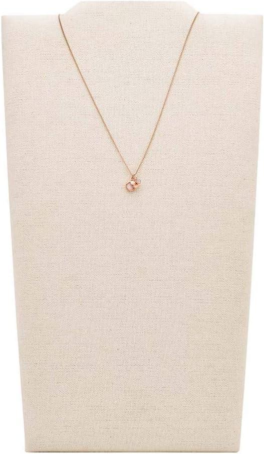 50% Fossil Kvinnors Personliga Roséguldshalsband 45cm