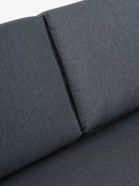 VONGE 5-sits svart loungeset