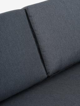 VONGE 5-sits svart loungeset