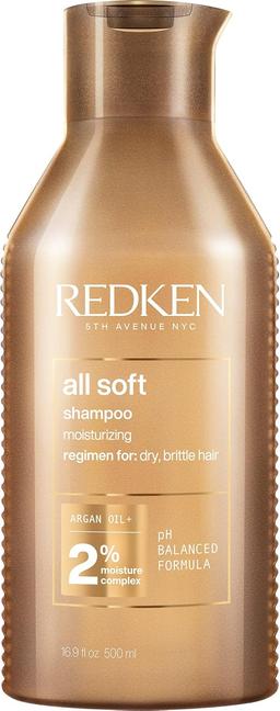 Redken All Soft Gold Shampoo 500ml till jättebra pris⭐️