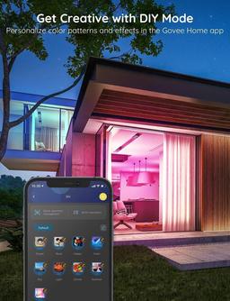 30M LED-slinga med Bluetoothfunktion och musiksynkronisering