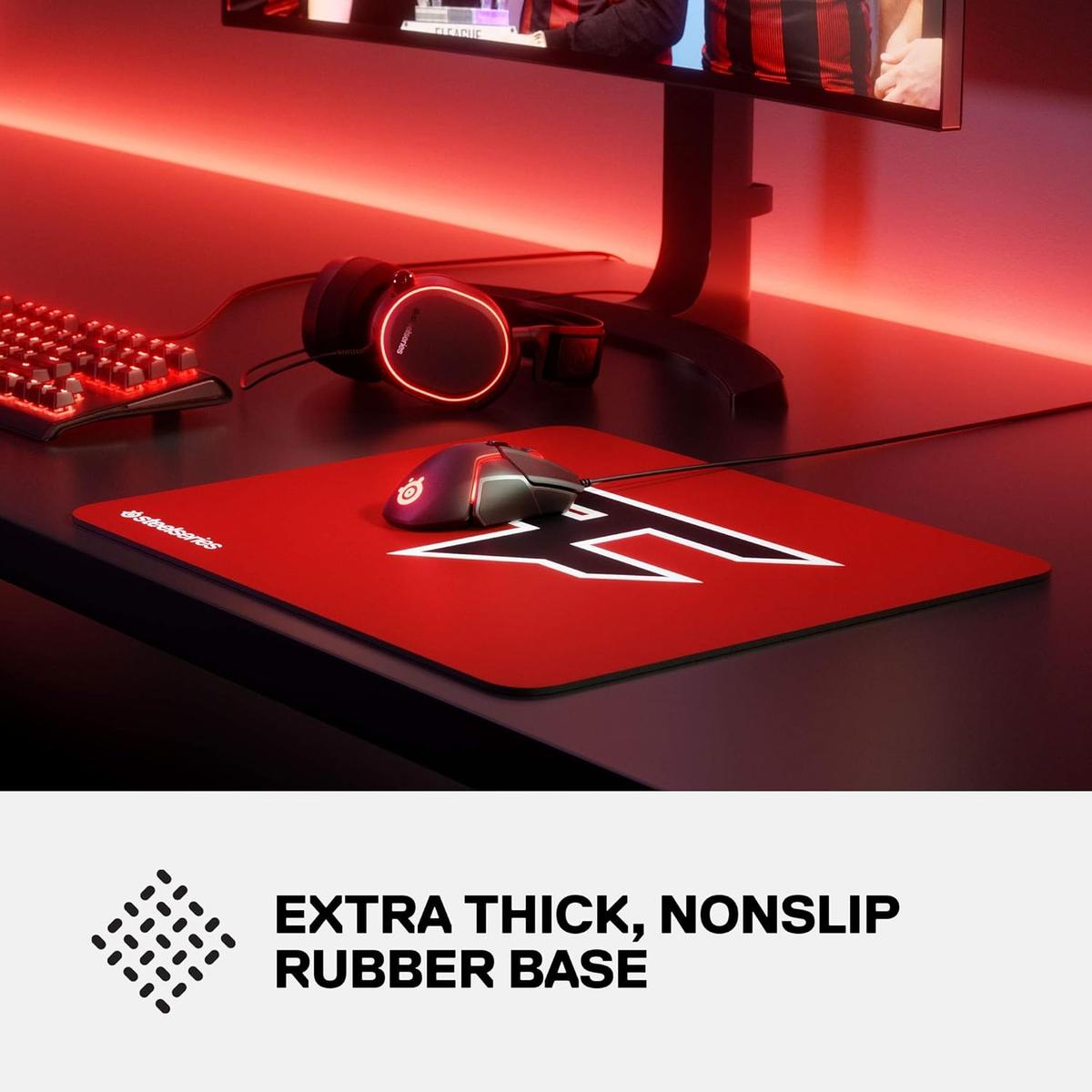 SteelSeries QcK+ Gaming Musmatta, Svart