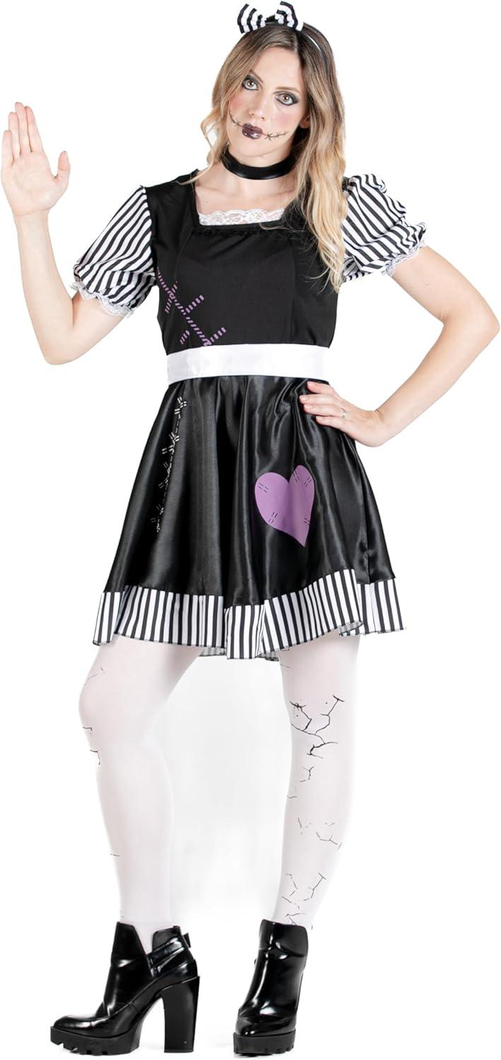 Bra pris på Storlek 40/42 Horror Doll Adult Costume Dress