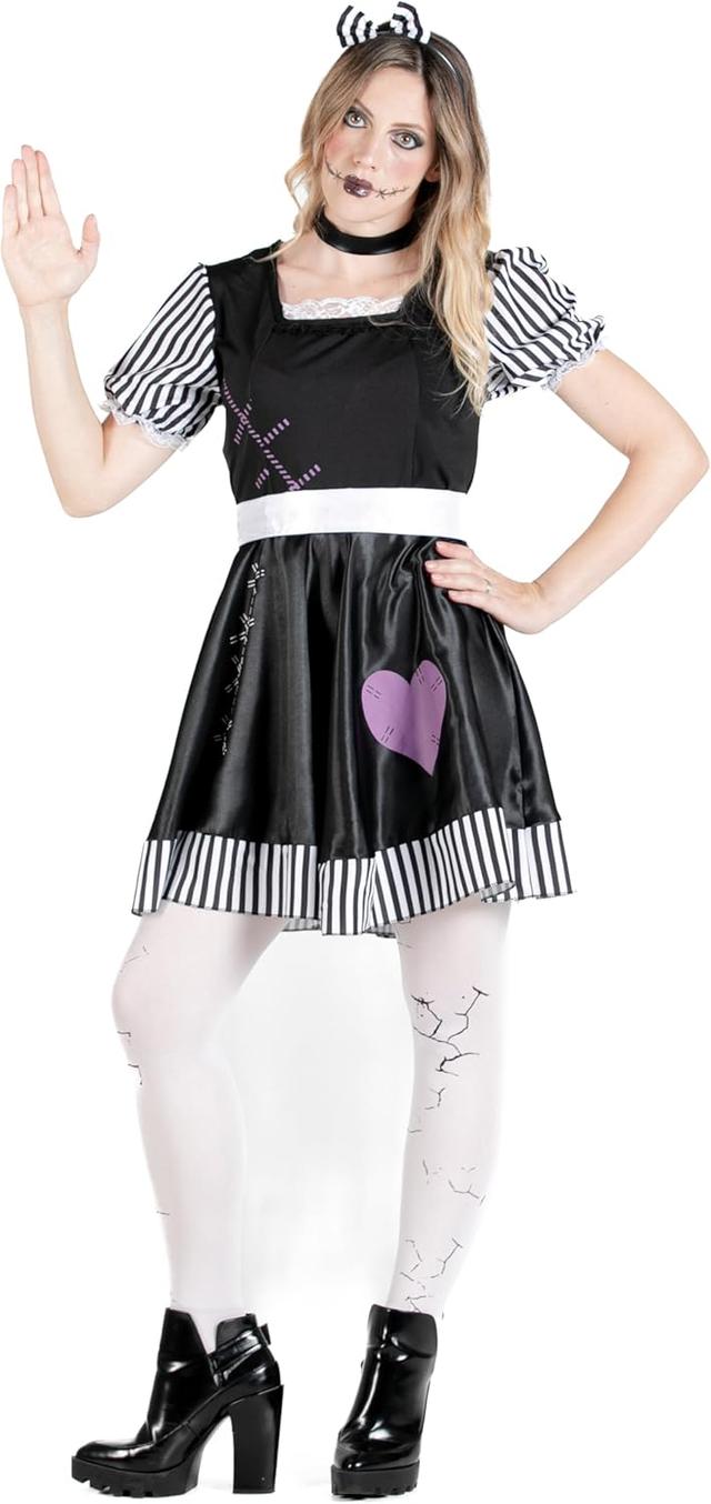 Bra pris på Storlek 40/42 Horror Doll Adult Costume Dress