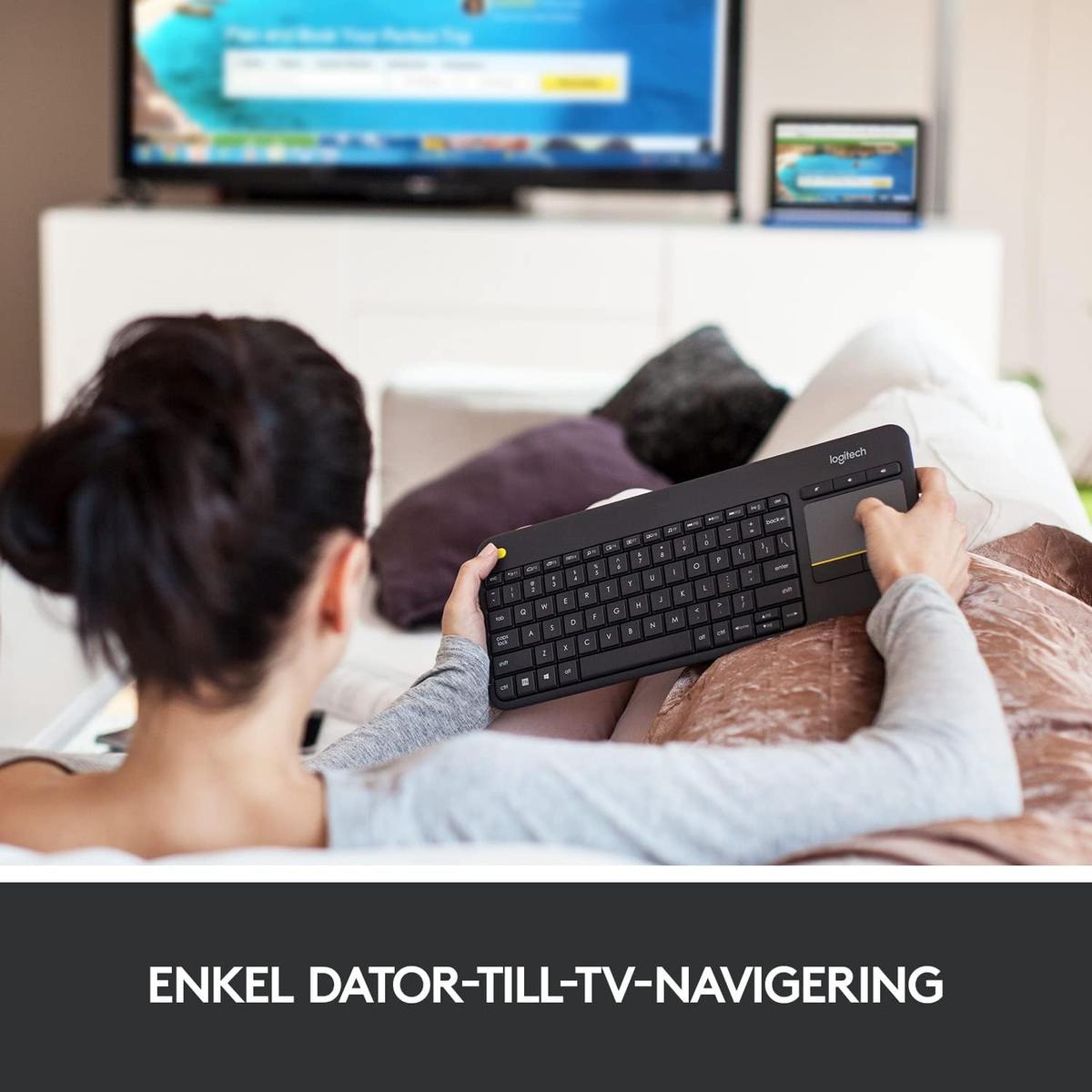 Logitech K400 Plus trådlöst tangentbord