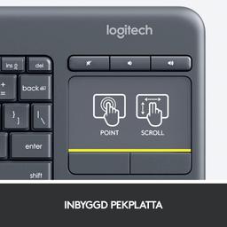 Logitech K400 Plus trådlöst tangentbord