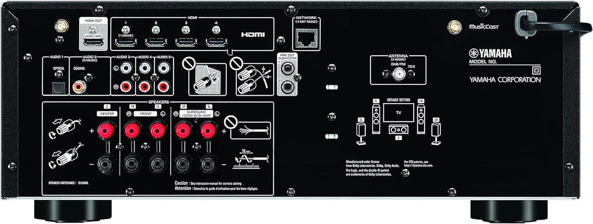 Yamaha RX-V4A hemmabioförstärkare