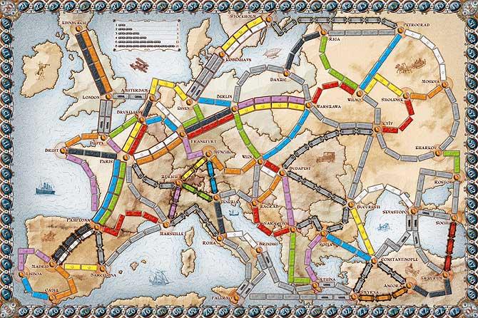 Ticket to Ride Europe Brädspel