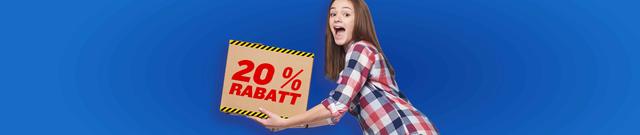 20 % på flygresor med Ryanair