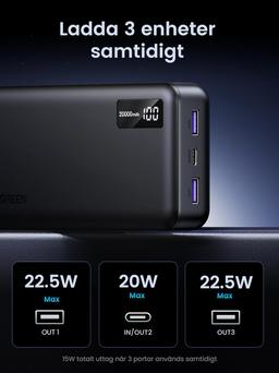 UGREEN 20,000mAh PD powerbank