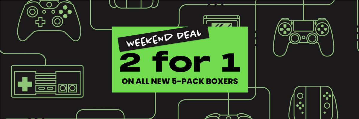 Frank Dandy 2 för 1 på 5-pack boxer