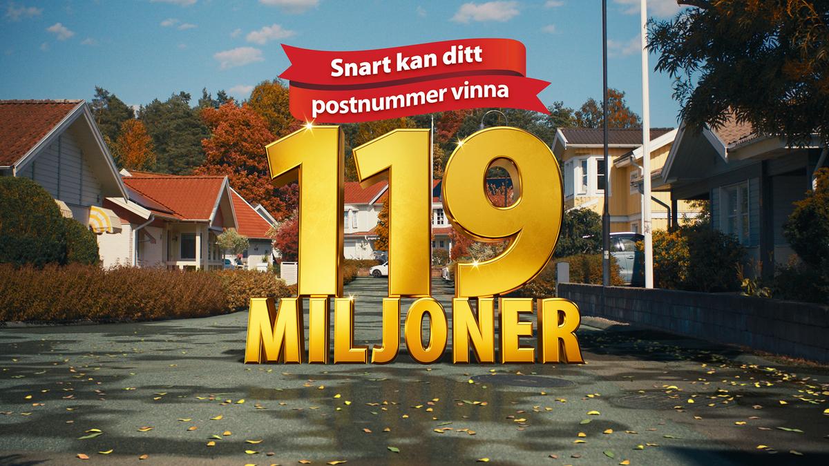 Postkodlotteriet - 59kr för första månaden