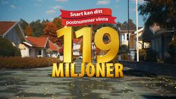 Postkodlotteriet - 59kr för första månaden