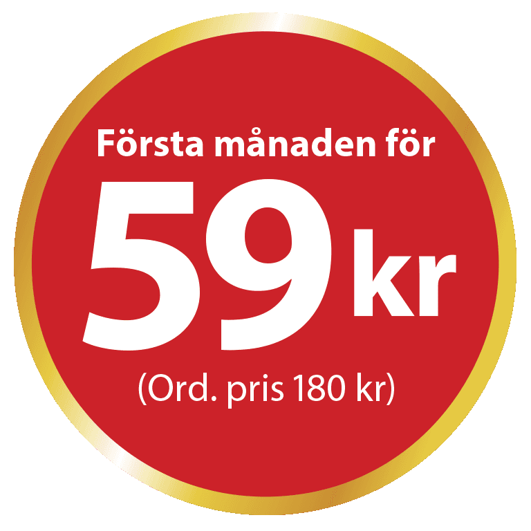 Postkodlotteriet - 59kr för första månaden