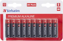Verbatim Premium AA Alkaliska Batterier 20-pack