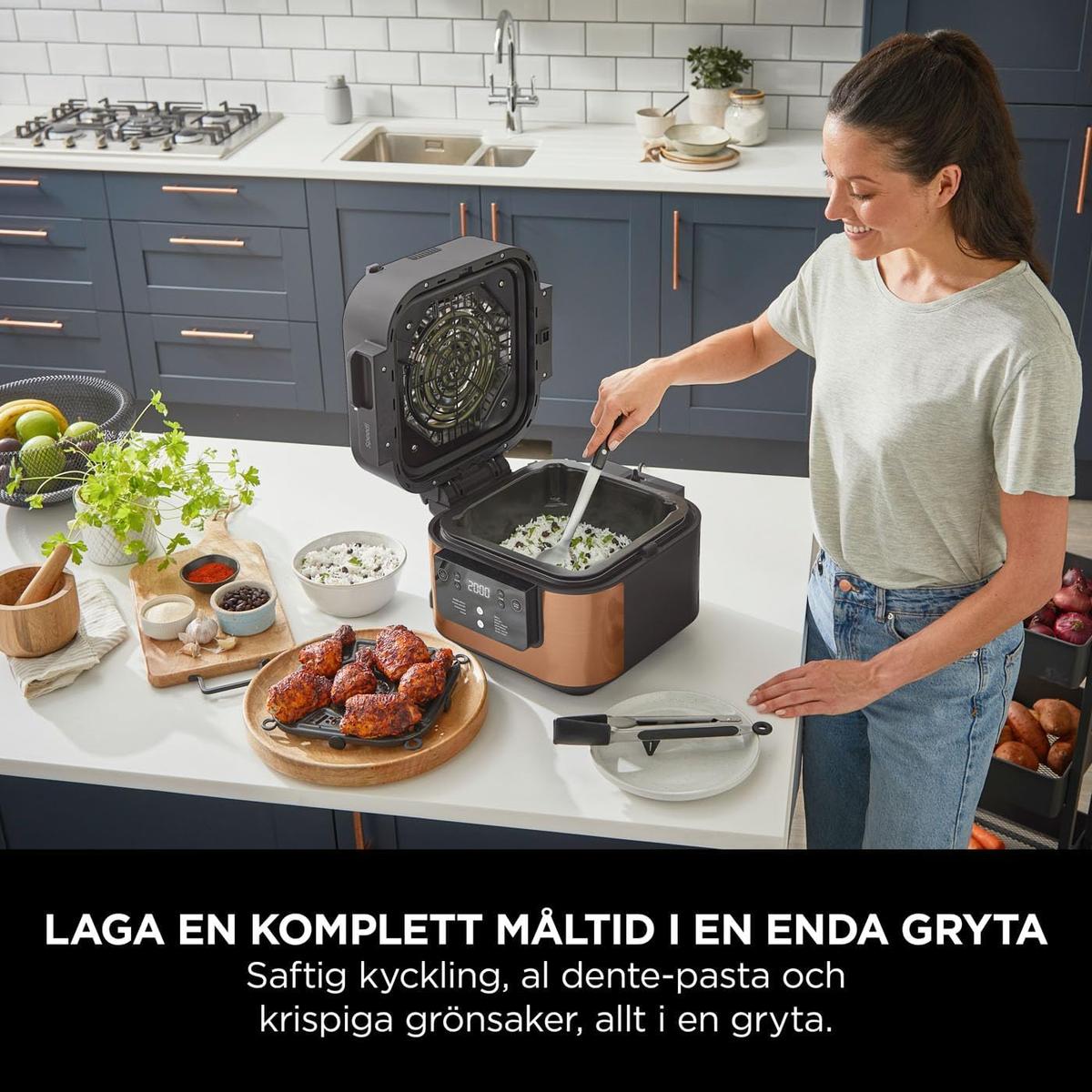 Ninja Speedi 10-i-1 Multikokare 5,7L Svart/Koppar