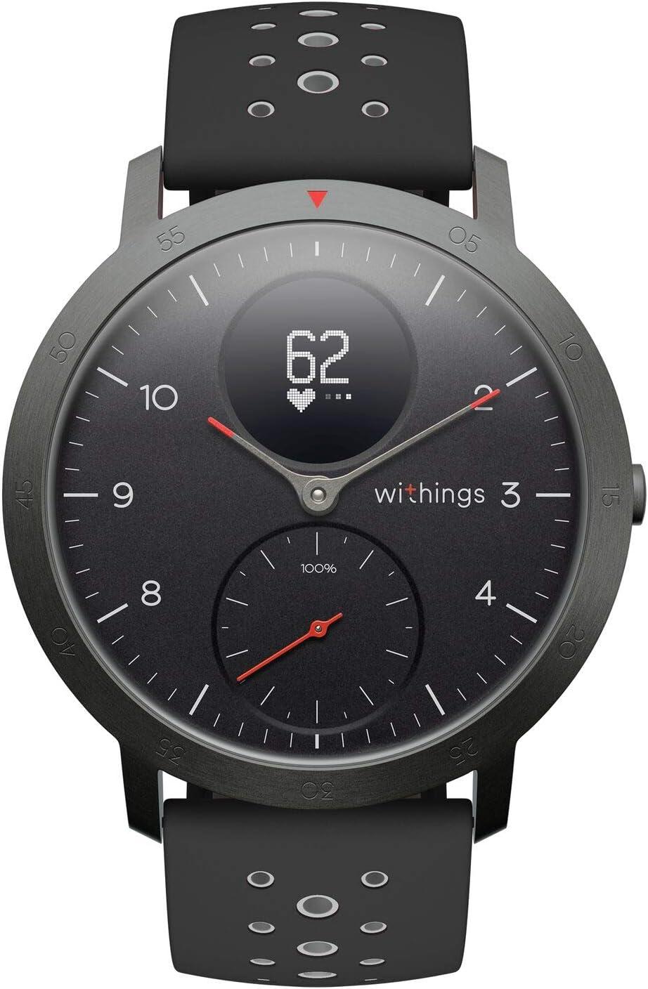 Withings Steel HR Sport 40mm svart aktivitetsklocka