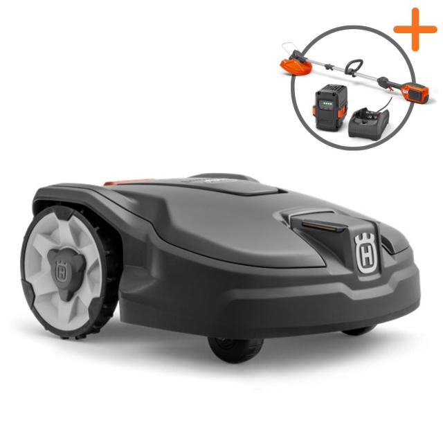 Trimmer på köpet vid utvalda modeller av Husqvarna Automower®