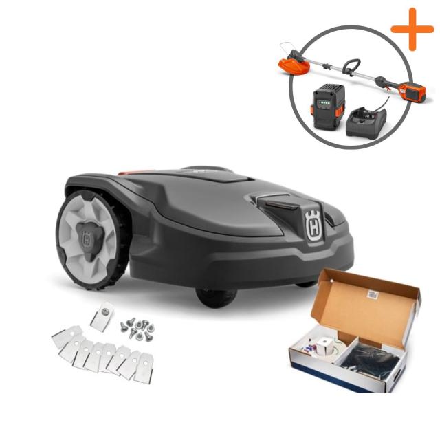 Trimmer på köpet vid utvalda modeller av Husqvarna Automower®