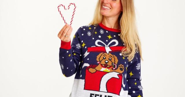 Feliz Navidog Holiday Dam Gift