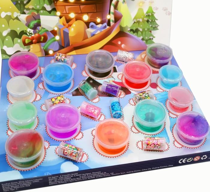 PANSHAN Adventskalender 2024 - Kristallslime och Fidgetleksaker