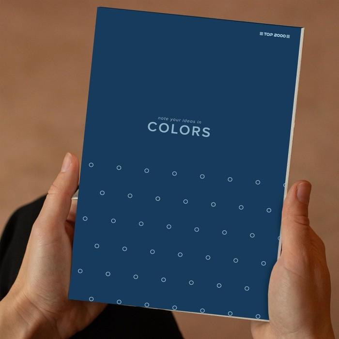 2000 Vivid Colors A5 rutat anteckningsblock