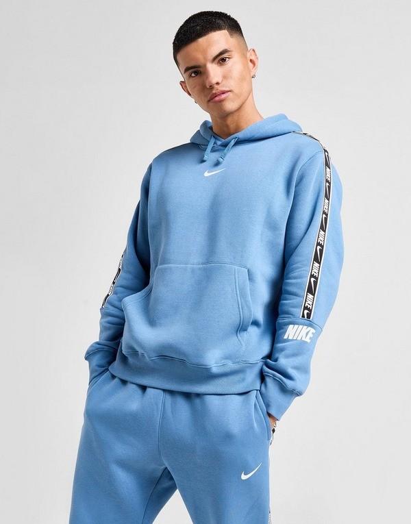 Blue Nike Men's Hoodie - Modern Comfort