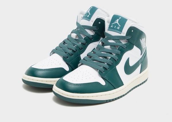 Air Jordan 1 Mid White Sail Oxidised Green