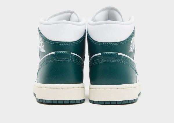 Air Jordan 1 Mid White Sail Oxidised Green