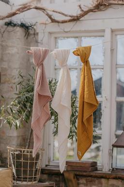 Ekologisk Muslin Gosefilt 120x120cm - Sand