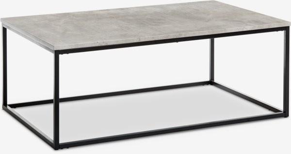 DOKKEDAL soffbord 75x115 betongfärg
