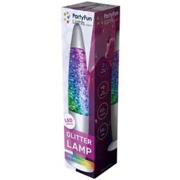 PartyFun Lights glittrande partylampa, färgskiftande, 34 cm