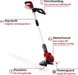 GE-CT 18 Li-Solo sladdlös grästrimmer
