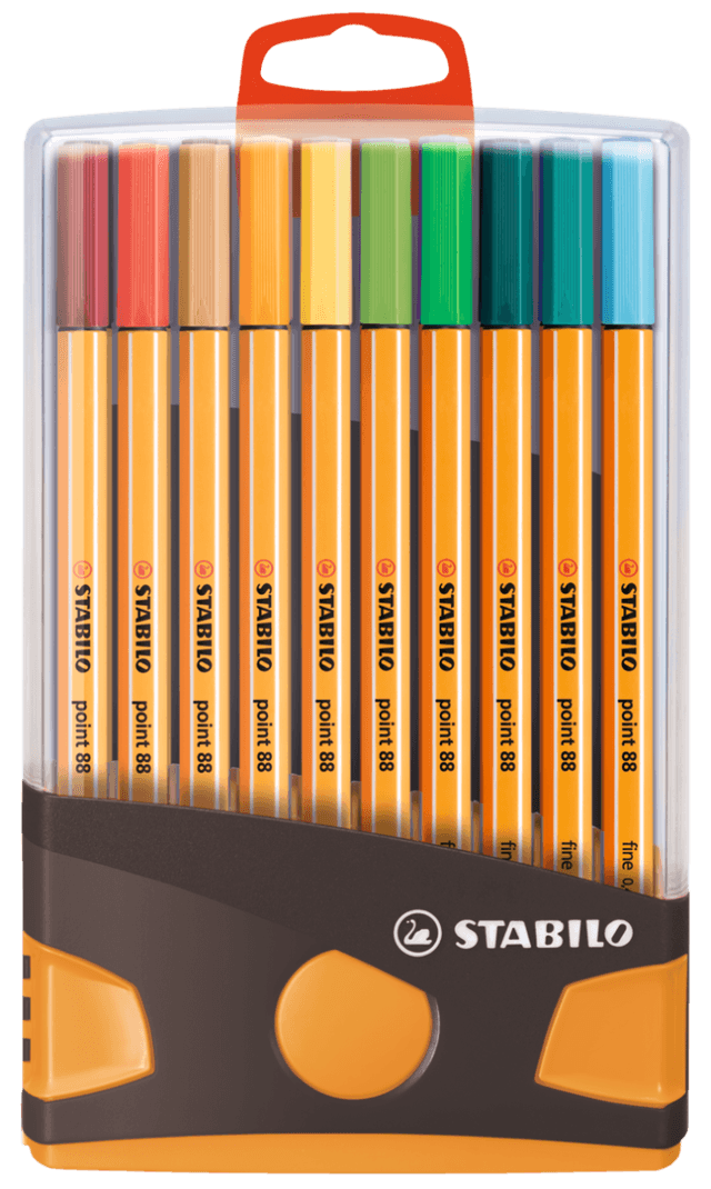 Stabilo Point 88 Fiberspetspenna 20-pack Färger