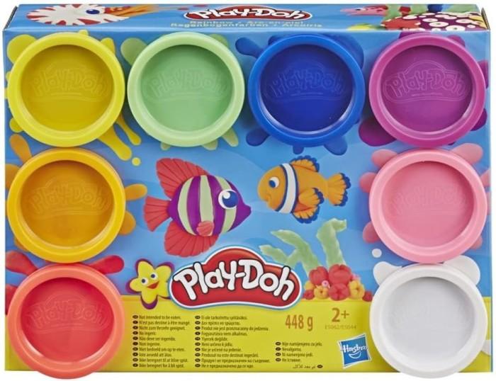 Play-Doh Regnbågsset 8-pack - Giftfri Modellera