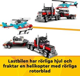 LEGO Creator Flakkvagn och Helikopter Byggset 31146