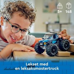 LEGO City Blå Monstertruck Byggsats