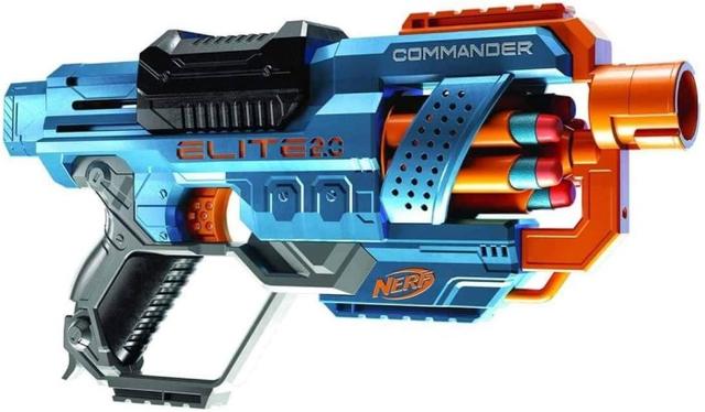Nerf Elite 2.0 Commander RD-6 med 12 Pilar