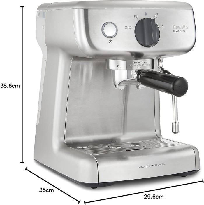 Breville Barista Mini Espressomaskin med mjölkskummare