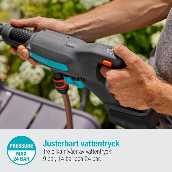 Gardena AquaClean 24/18V batteridriven högtryckstvätt