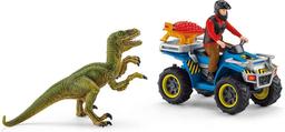 Schleich 41466 Quad escape from Velociraptor Dinosaurs