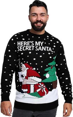 NOROZE Unisex Naughty Knit Christmas Sweater