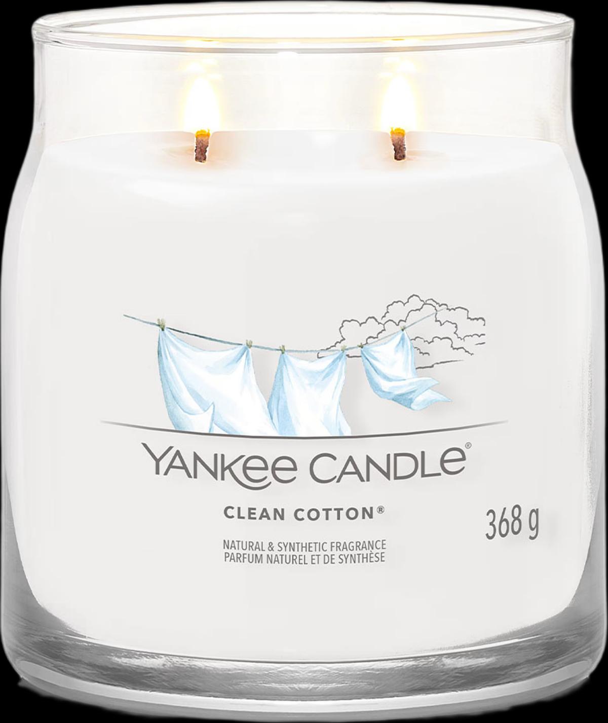 50% rabatt på Yankee Candle Clean Cotton Medium Jar