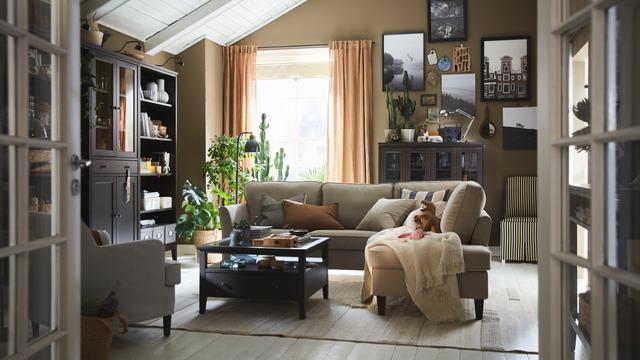 IKEA Kungens Kurva - BRUNKRISSLA Rosa Påslakanset 150x200cm