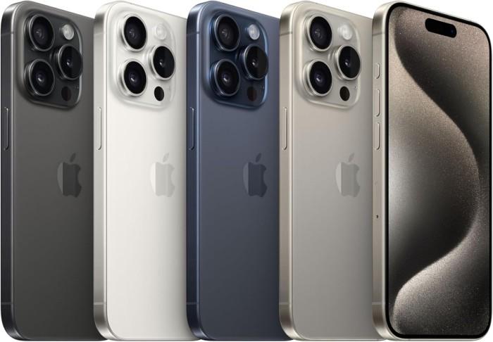 Apple iPhone 15 Pro 512GB - svart titan